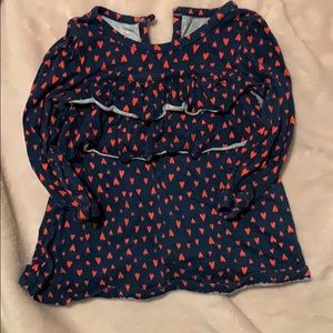 Long sleeve heart top